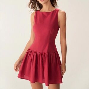 RIHOAS Red Sleeveless Mini Dress NWT